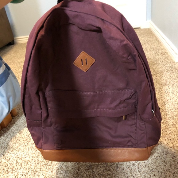 Back to school burgundy backpack - Picture 7 of 7